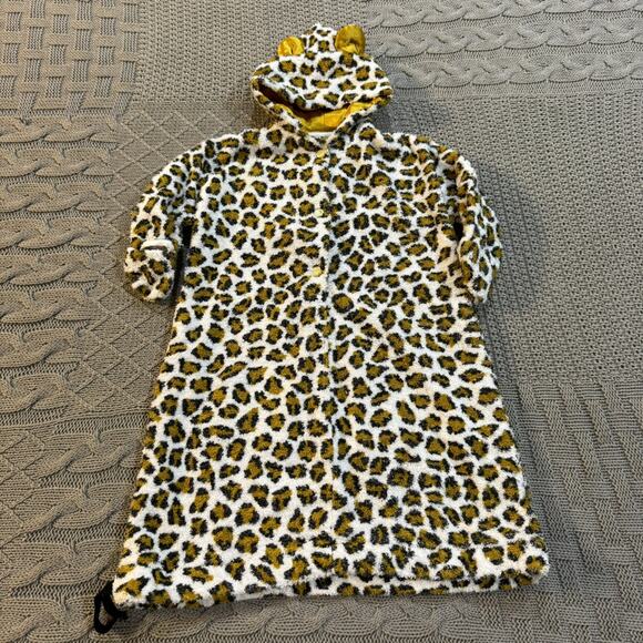 Hand Crafted Other - Vintage Handmade Leopard Toweling/Outdoor Hooded Baby Sack ~ 3/6Ml
